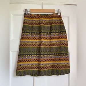 Vintage 90s Boho Miniskirt size 6 Small